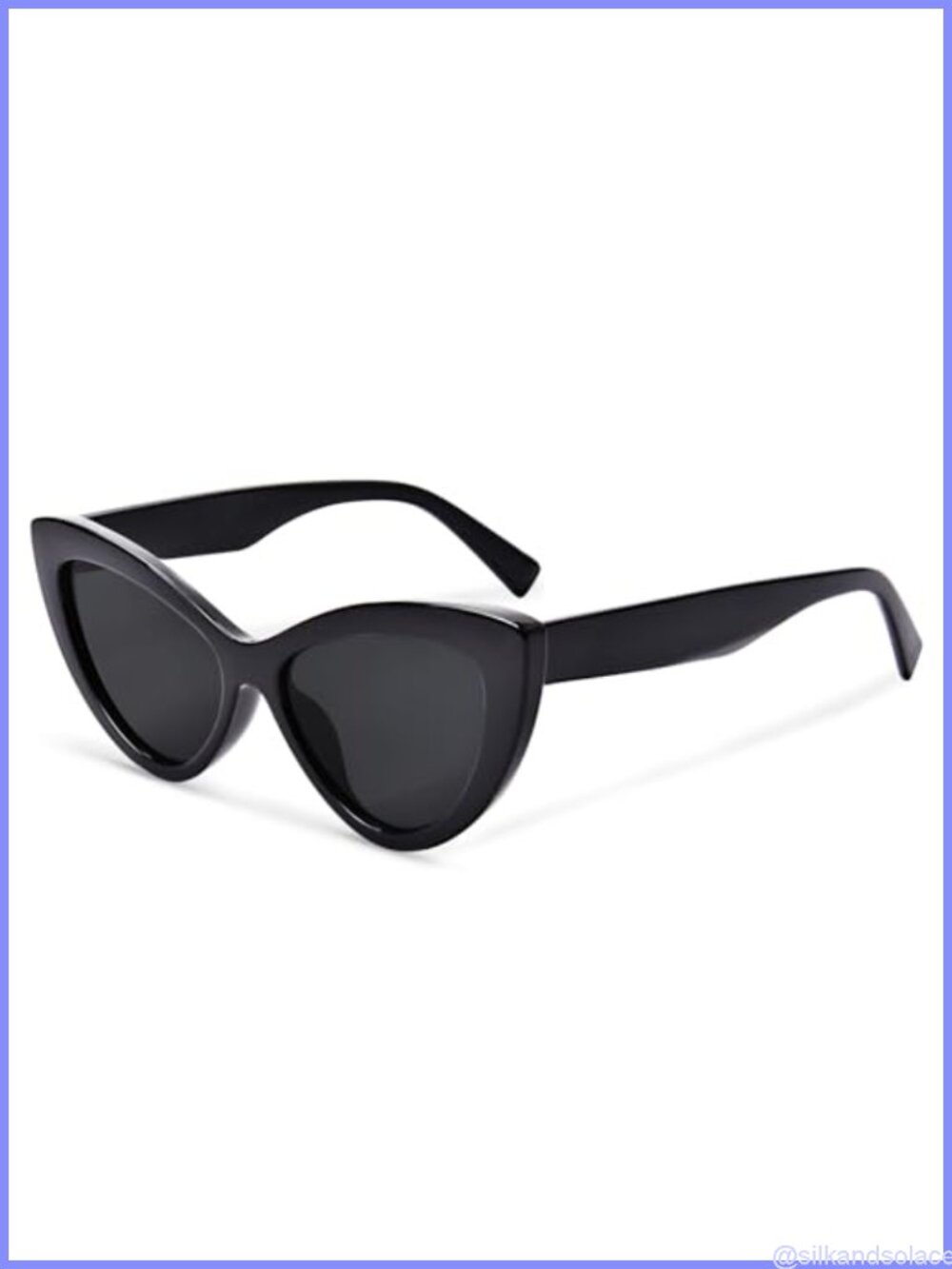Oversized Retro Cat Eye Sunglasses for Women UV Protection Full Rim